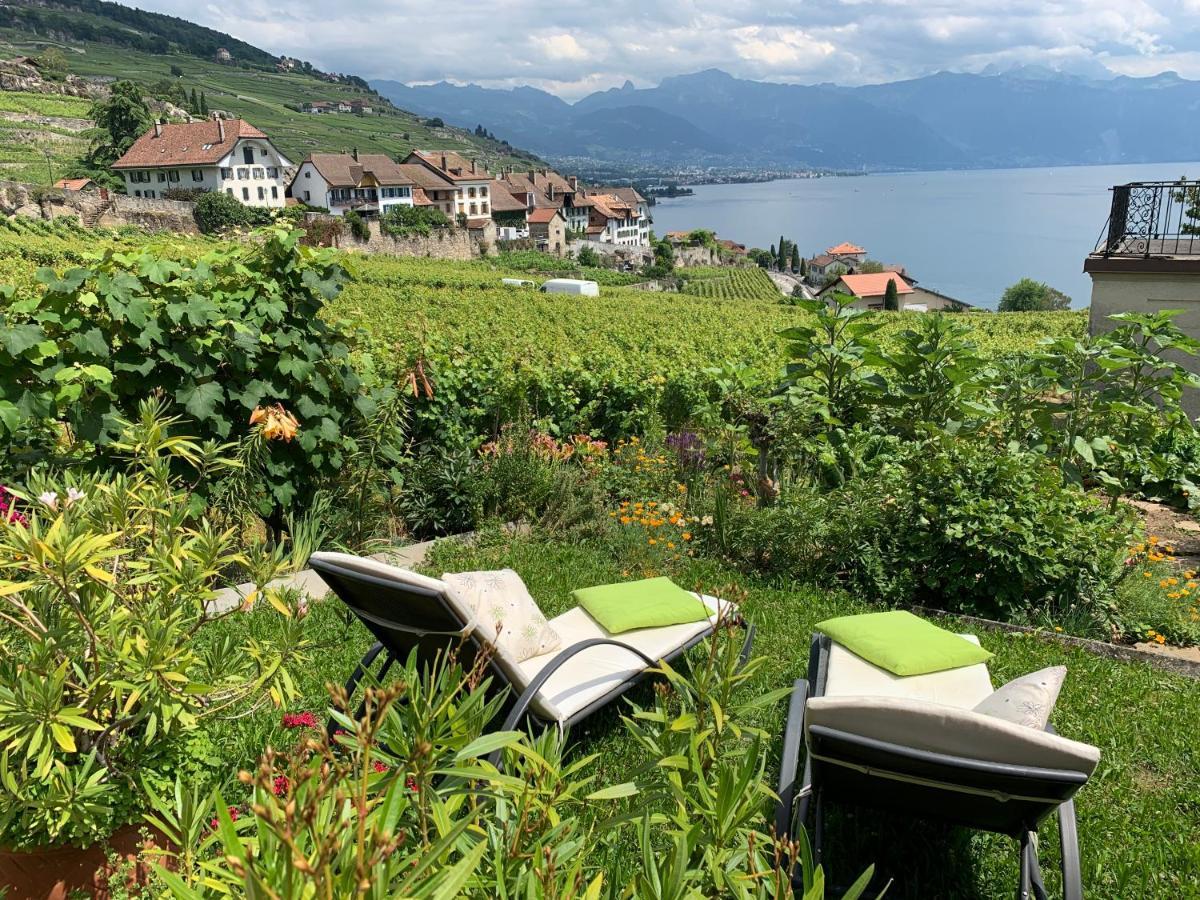 La Gremillette Gourmande Lavaux Appartement Rivaz Buitenkant foto