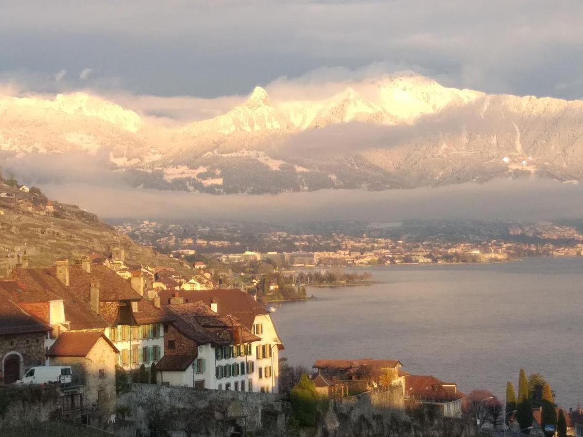 La Gremillette Gourmande Lavaux Appartement Rivaz Buitenkant foto